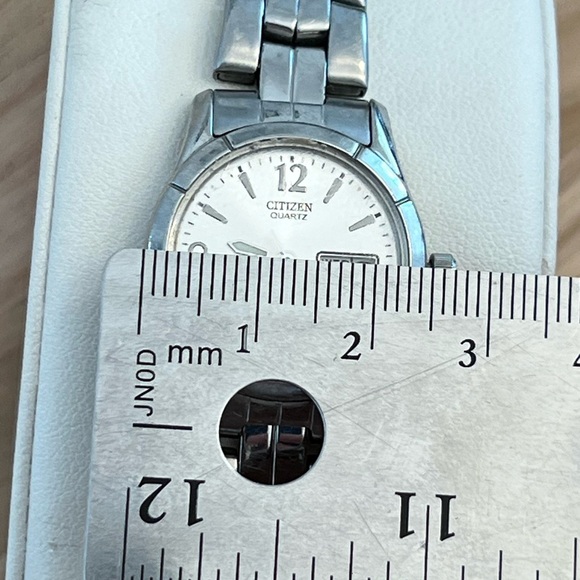 Citizen Ladies Watch Stainless Steel Bracelet White Dial Day Date Window - Picture 11 of 12